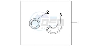 CBR1000RA9 ED / ABS REP drawing CARBON CRANKCASE COVER SET