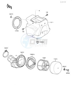 KX 80 N [BIG WHEEL] (N1) [BIG WHEEL] drawing AIR CLEANER