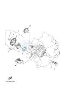 TT-R50E TT-R50 (2CJP) drawing OIL PUMP