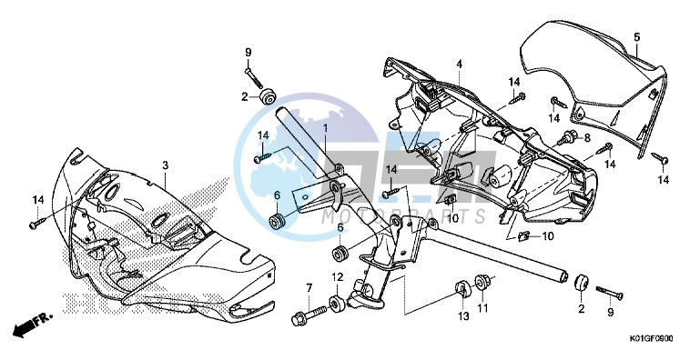 STEERING HANDLE/ HANDLE COVER