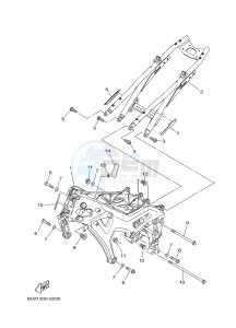 MTN850-A MTN-850-A MT-09 ABS (BS21) drawing FRAME