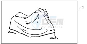 CBR1000RA9 France - (F / ABS CMF MME) drawing BODY COVER L