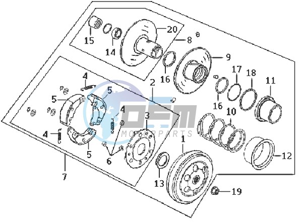 DRIVE PULLEY / V-BELT