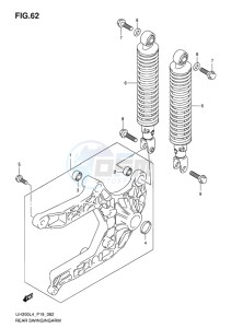 UH200 ABS BURGMAN EU drawing REAR SWINGINGARM