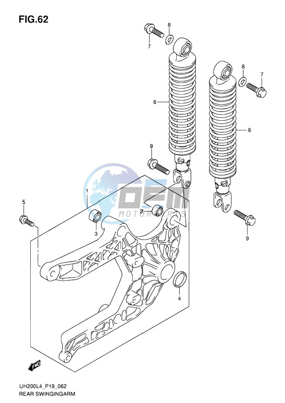 REAR SWINGINGARM