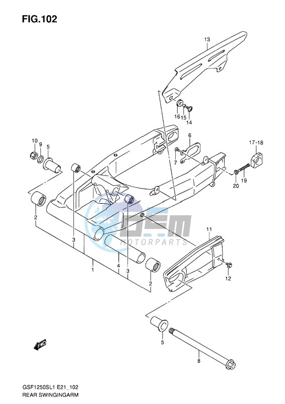 REAR SWINGINGARM