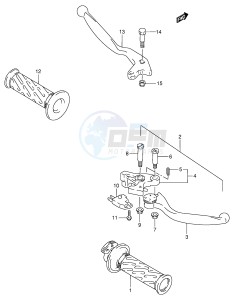 RF900R (E2) drawing HANDLE LEVER