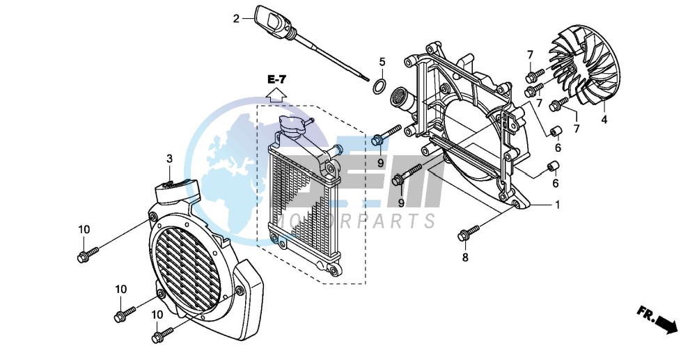 COOLING FAN/ RADIATOR COVER