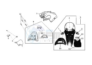 EURO MX EU2 - 150 cc drawing TAILLIGHT