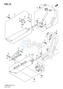 VZ800 drawing MUFFLER