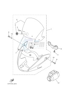 YBR125ED (51D3) drawing COWLING 1