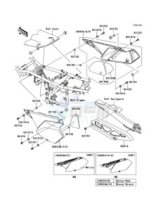 KLX250 KLX250SDF XX (EU ME A(FRICA) drawing Side Covers/Chain Cover