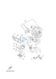 YP125RA (ABS) X-MAX 125 ABS (2DMG 2DMG) drawing INTAKE