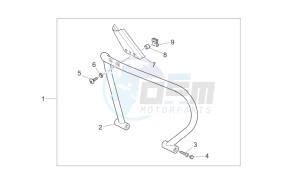 Nevada Classic IE 750 drawing TOURING Front bumper