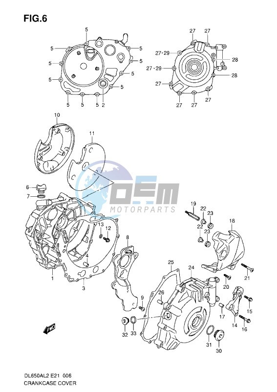 CRANKCASE COVER