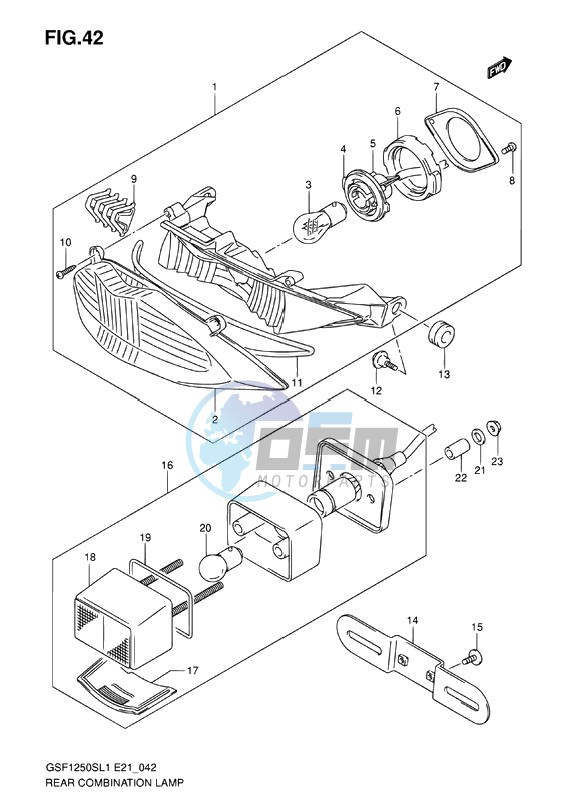 REAR COMBINATION LAMP