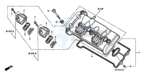 CBR600RRA Australia - (U) drawing CYLINDER HEAD COVER