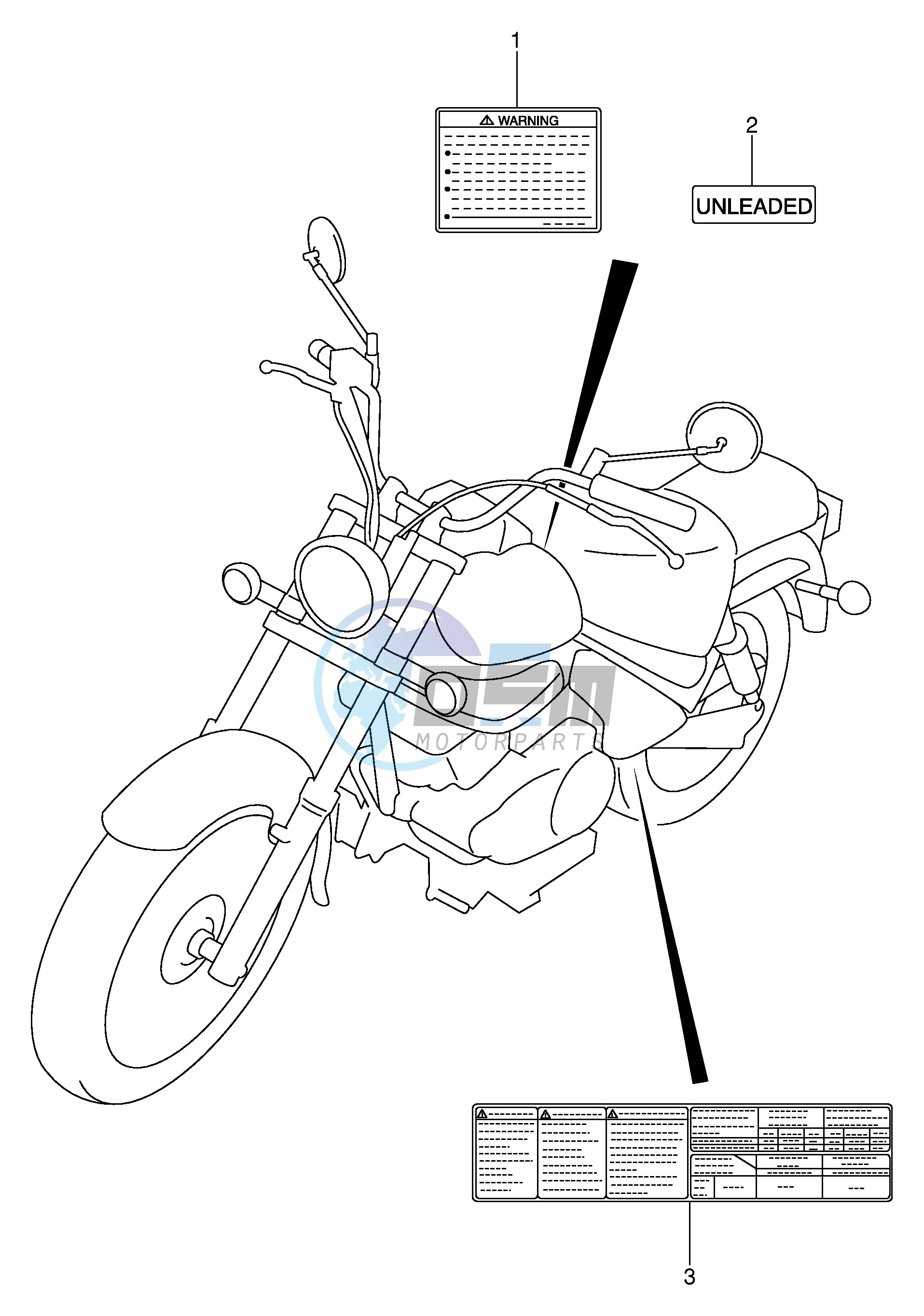 LABEL (MODEL Y K1)