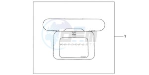 ST1300A9 Korea - (KO / ABS MME) drawing TOP BOX INNER BAG