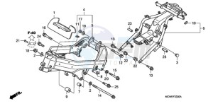 VFR800A9 Ireland - (EK / ABS MME TWO) drawing FRAME BODY