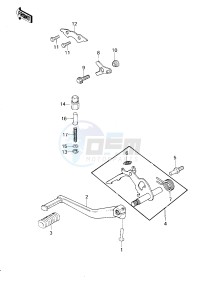 KZ 1300 B [B2] drawing GEAR CHANGE MECHANISM