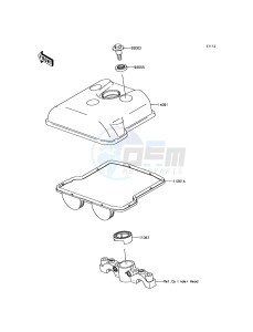 KLX450R KLX450AEF EU drawing Cylinder Head Cover