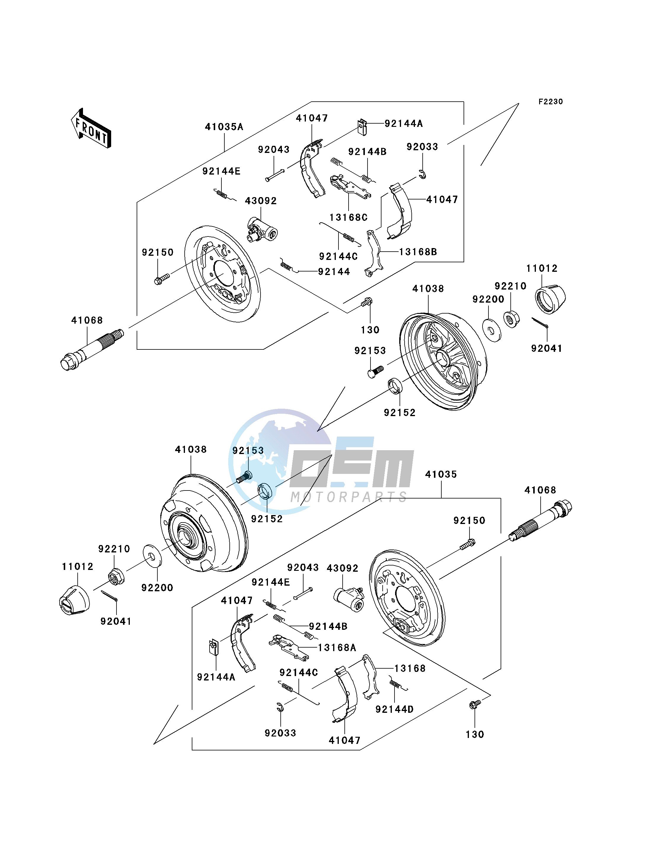 FRONT HUBS_BRAKES