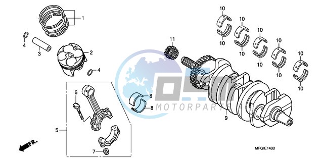 CRANKSHAFT/PISTON