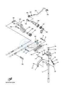 F50AEDL drawing THROTTLE-CONTROL