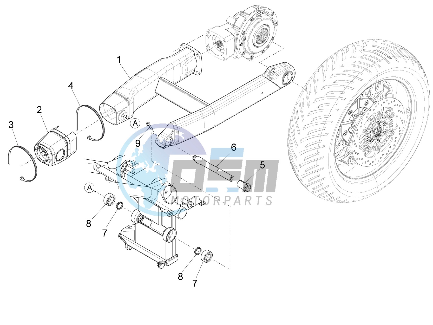 Swing arm