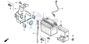 C90M drawing BATTERY (C90P/T)