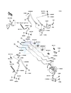 VN1700_CLASSIC_ABS VN1700FBF GB XX (EU ME A(FRICA) drawing Brake Piping