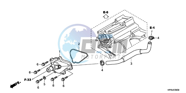 WATER PUMP COVER