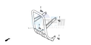 TRX90EX SPORTRAX90 drawing CARRY PIPE