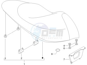 Runner 50 SP drawing Saddle seats - Tool roll