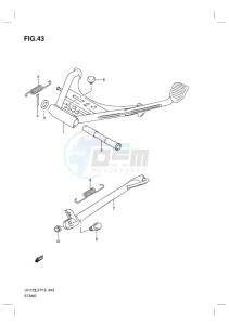 UH125G BURGMAN EU drawing STAND