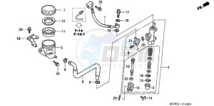 VFR8009 Europe Direct - (ED / MME) drawing RR. BRAKE MASTER CYLINDER