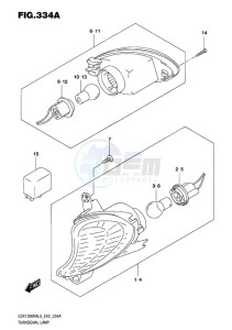 GSX-1300R ABS HAYABUSA EU drawing TURNSIGNAL LAMP