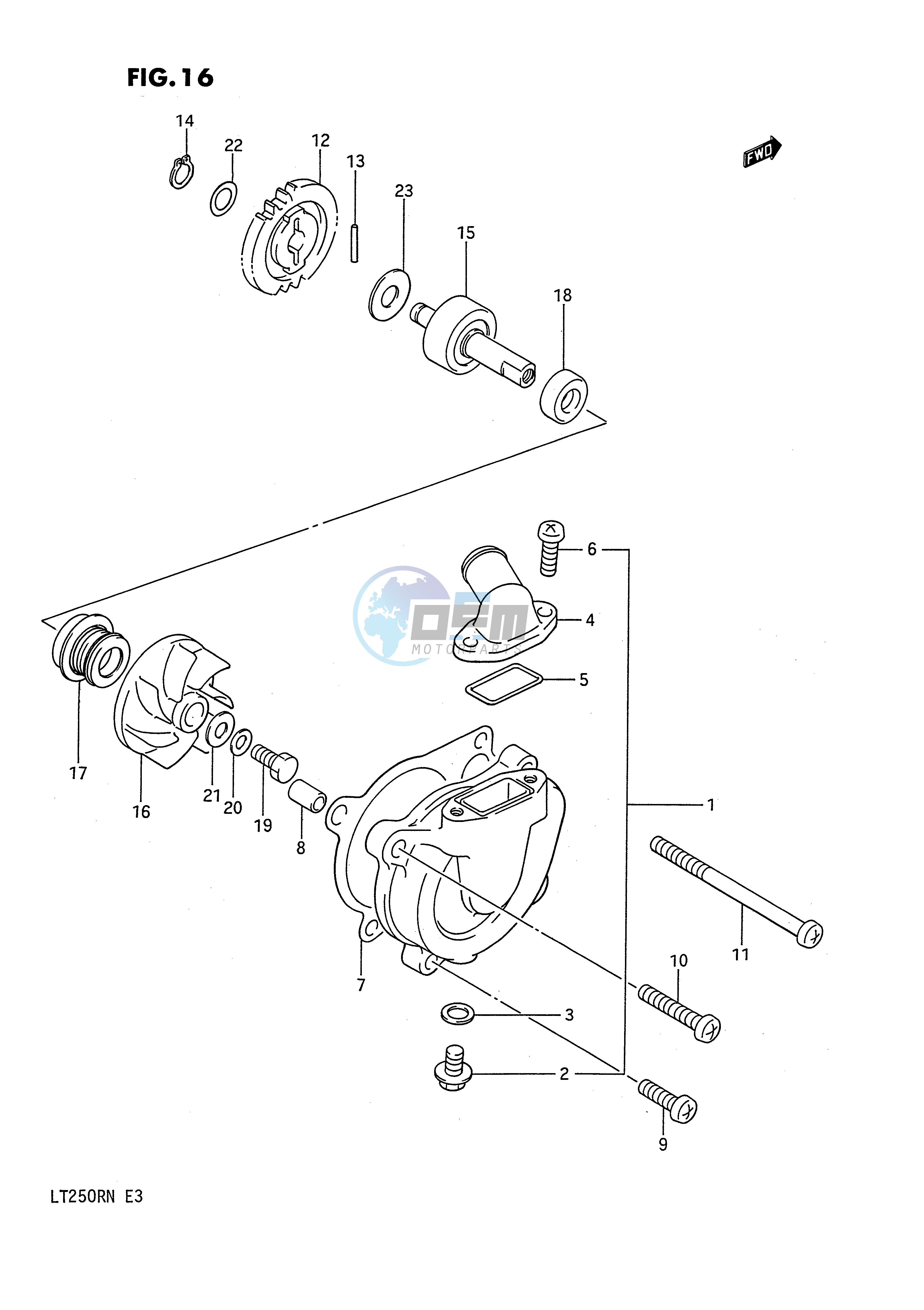 WATER PUMP (MODEL F G)