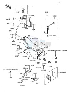 ZG 1200 B [VOYAGER XII] (B6-B9) [VOYAGER XII] drawing FUEL TANK