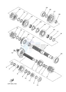 XT1200Z SUPER TENERE ABS (BP83) drawing TRANSMISSION