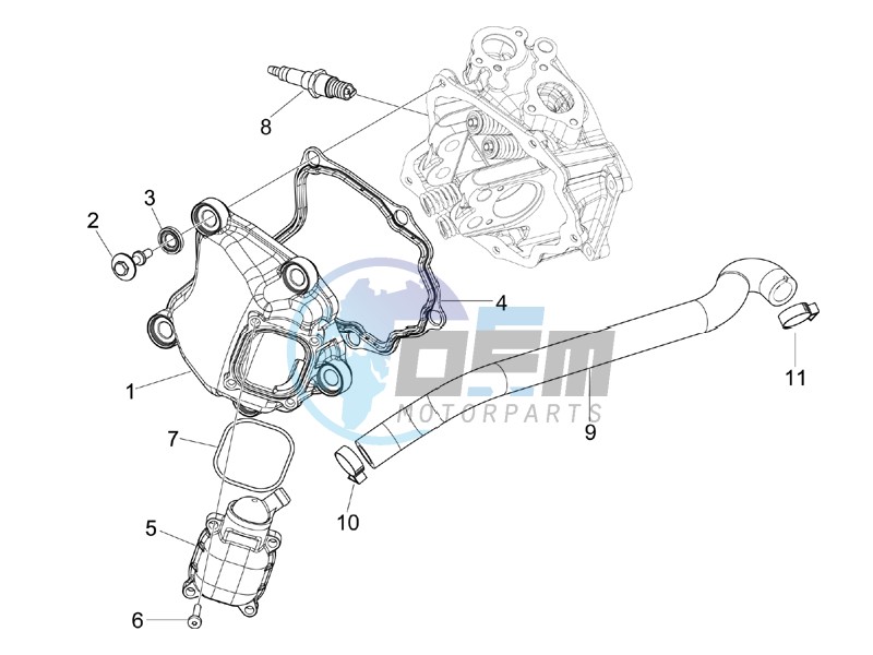 Cylinder head cover