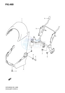 VZR1800 (E2) INTRUDER drawing HEADLAMP COVER (VZR1800NK8 NU2K8 NK9 NUFK9)