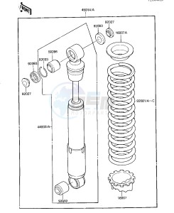 KX 60 B [KX60] (B1-B4) [KX60] drawing SHOCK ABSORBER-- S- -