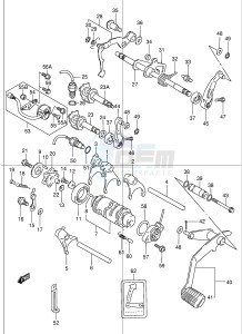 LT-F300 (E24) drawing GEAR SHIFTING