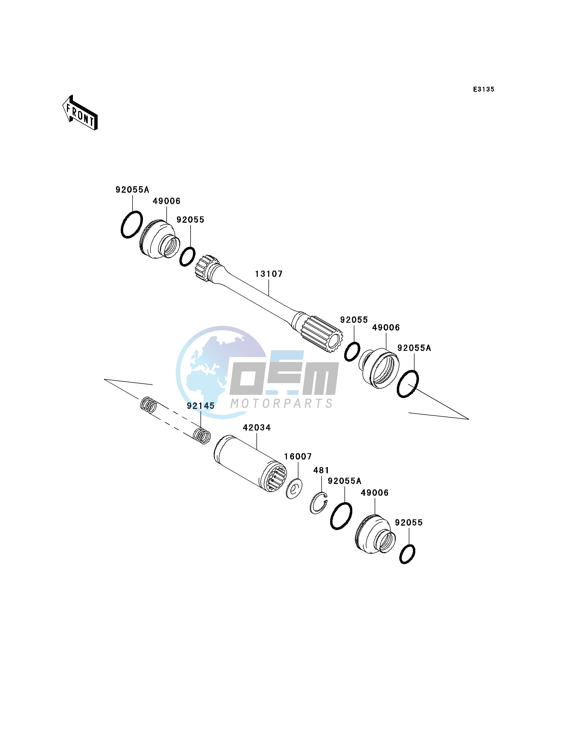 DRIVE SHAFT-PROPELLER