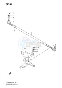 LT-R450 (E19) drawing STEERING KNUCKLE