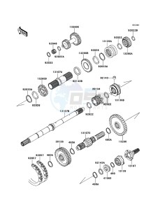 MULE 4010 DIESEL 4x4 KAF950F9F EU drawing Transmission