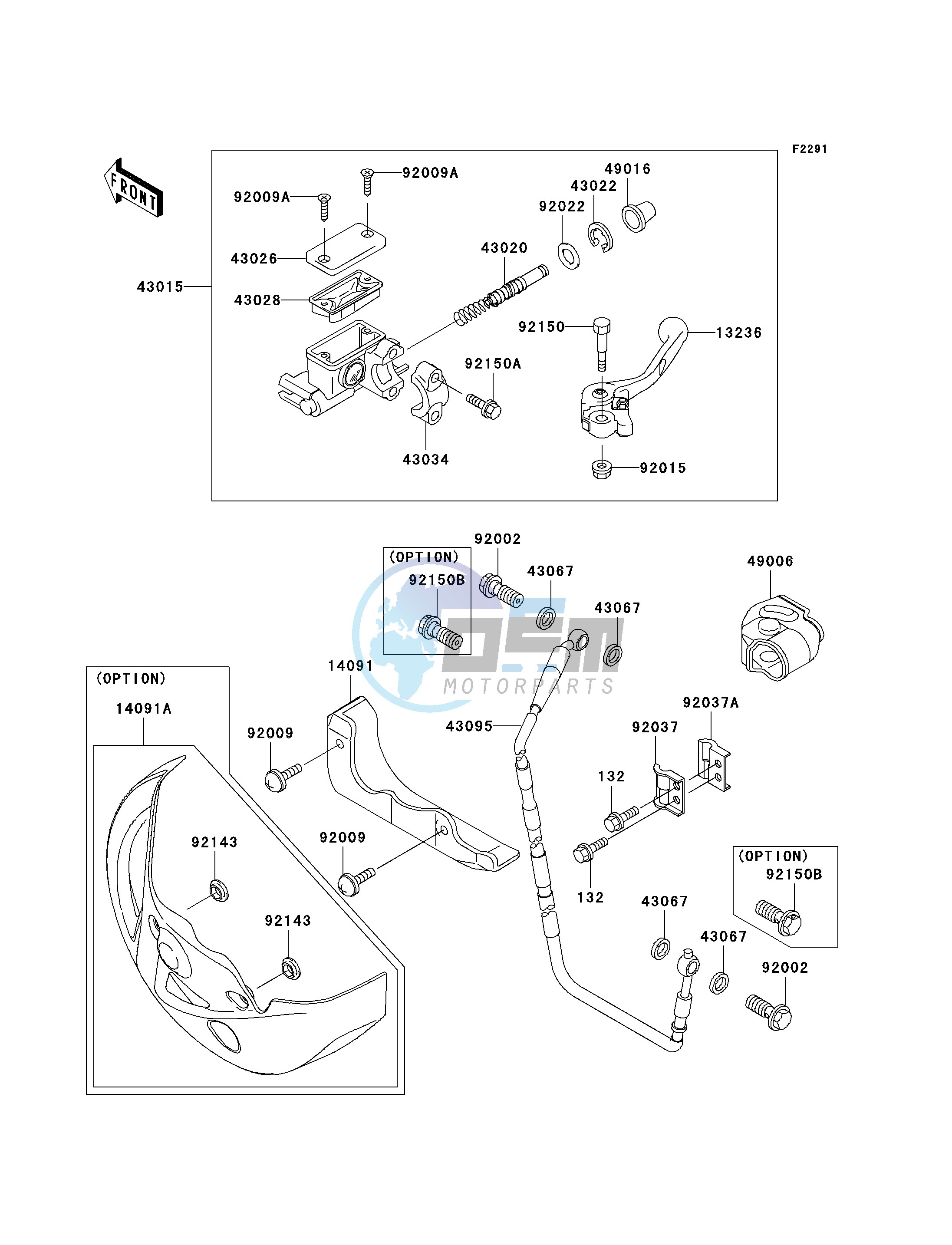 FRONT MASTER CYLINDER