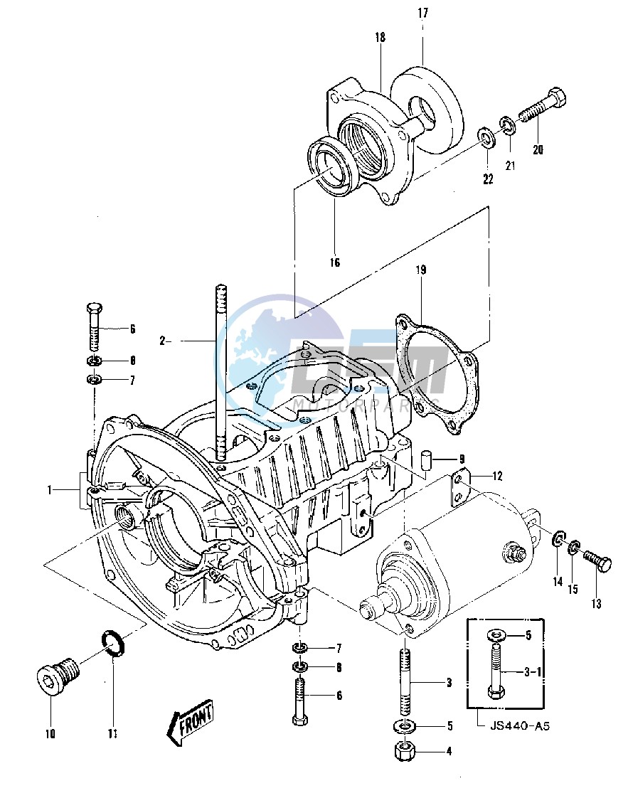 CRANKCASE -- 79-81 A3_A4_A4A_A5- -